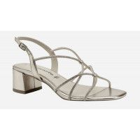 Elegantné zlaté sandále Tamaris